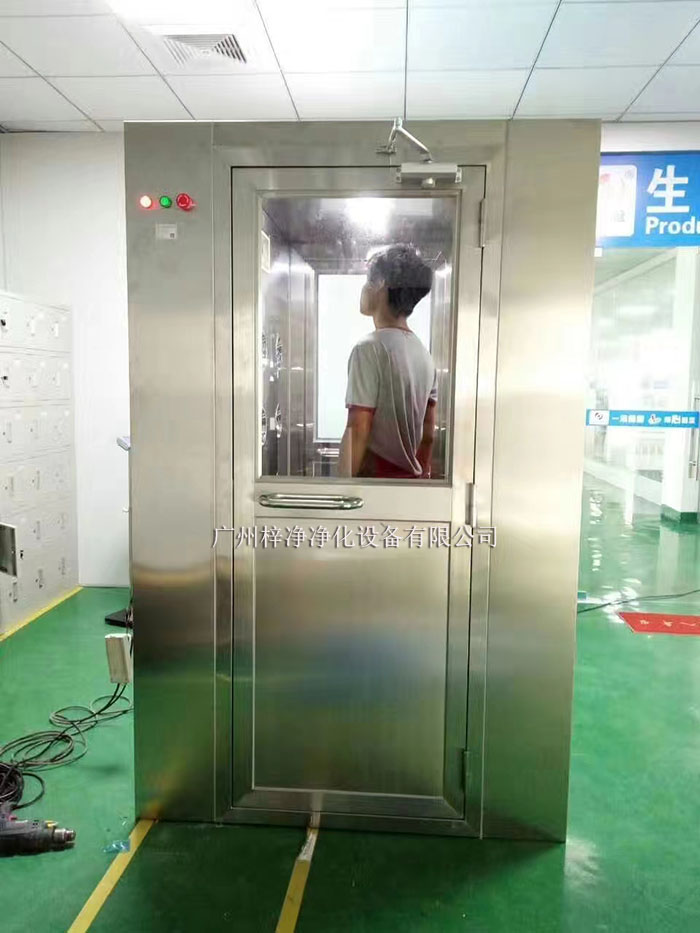 不同體型的人員在風(fēng)淋室中的停留時間也會有所不同